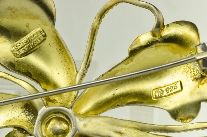 Clearance Pamono Large Flower Brooch by Theodor Fahrner, Germany, 1935