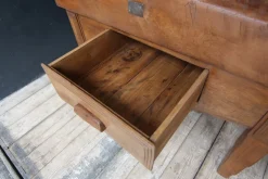 New Pamono Large French Art Deco Butcher's Block Table, 1920s