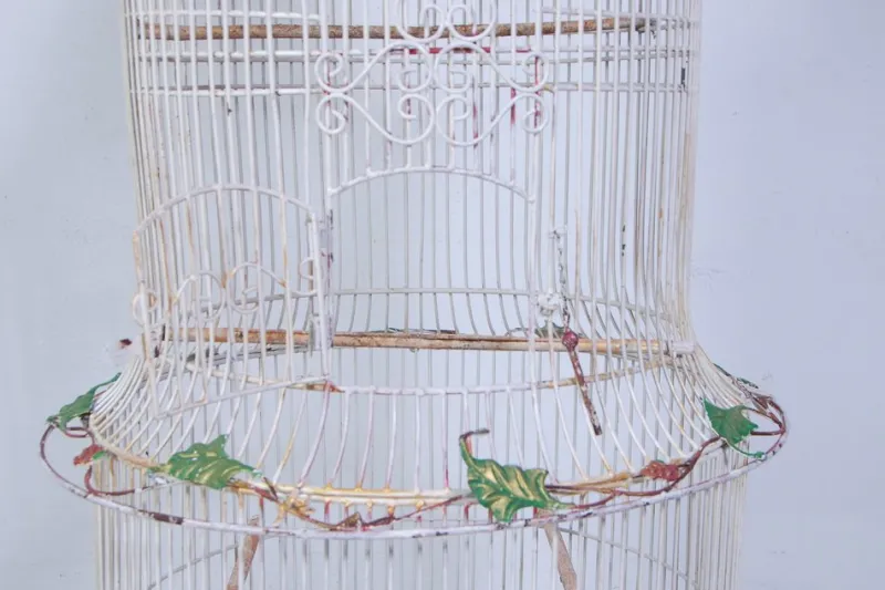 Pamono Large French Art Deco Iron Cage> Garden Accessories