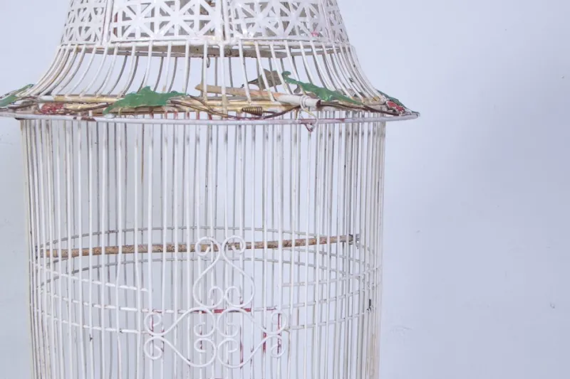 Pamono Large French Art Deco Iron Cage> Garden Accessories