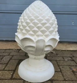 Clearance Pamono Large French Cast Iron Pine Cone Garden Ornament