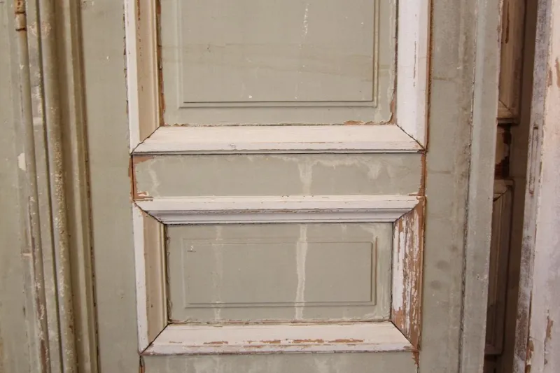 Hot Pamono Large French Double Door, 1890s, Set of 4