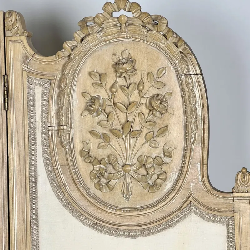 Pamono Large French Four-Fold Mirrored Dressing Screen, 1920s> Room Dividers & Screens