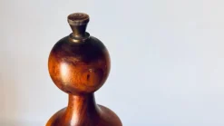 Clearance Pamono Large French Provincial Olive Wood Pepper Mill, 1960s