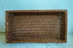 Pamono Large French Wicker Bakery Basket, 1950s><noscript><img width=