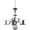 Pamono Large Functionalist Bauhaus Chandelier, 1930s> Ceiling Lights