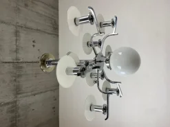 Pamono Large Functionalist Bauhaus Chandelier, 1930s><noscript><img width=