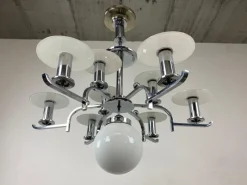 Pamono Large Functionalist Bauhaus Chandelier, 1930s><noscript><img width=