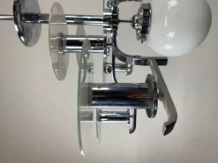 Pamono Large Functionalist Bauhaus Chandelier, 1930s><noscript><img width=