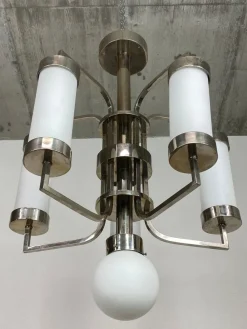 Hot Pamono Large Functionalist Chandelier, 1920s