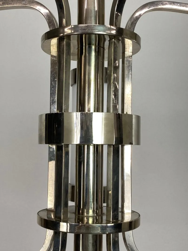 Hot Pamono Large Functionalist Chandelier, 1920s