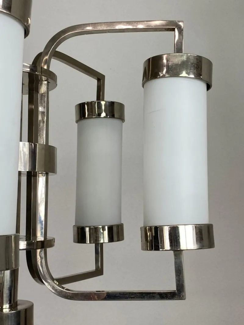 Hot Pamono Large Functionalist Chandelier, 1920s