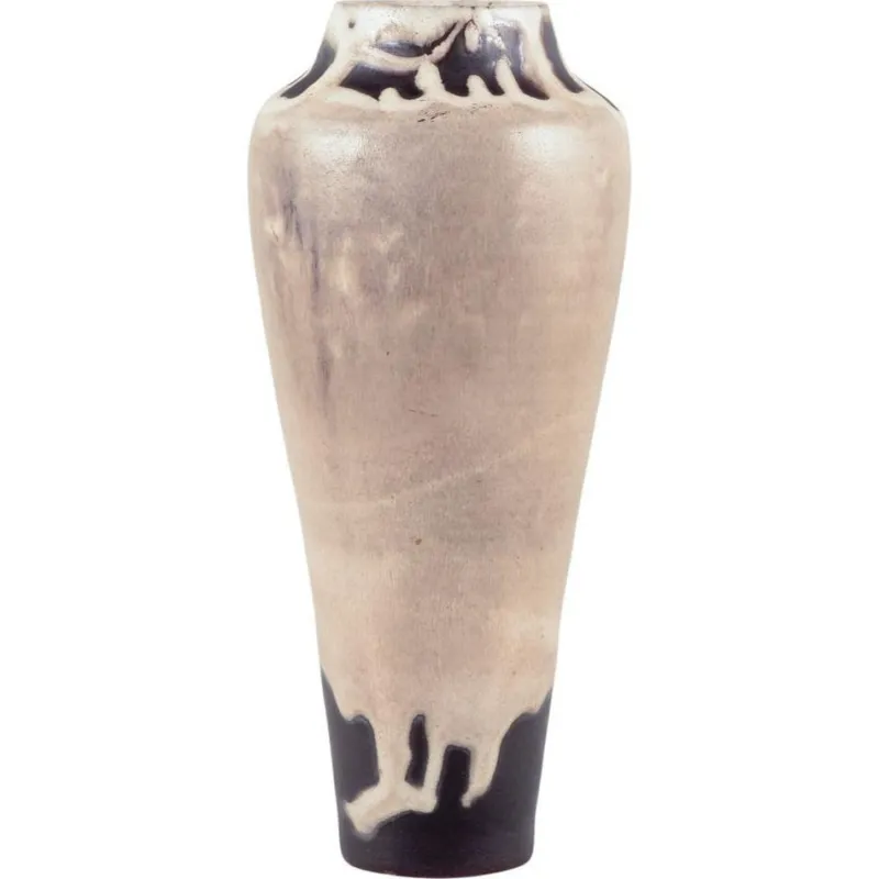 Best Pamono Large German Ceramic Vase with Floating Glaze, 1980s