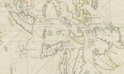 Pamono Large German Chart of the Islands of the Philippines with Hand-Colored Borders, 1763> Wall Decor
