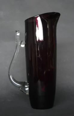 Pamono Large Glass Carafe attributed to Wszewłod Sarnecki, Poland, 1980s> Glassware