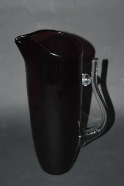 Pamono Large Glass Carafe attributed to Wszewłod Sarnecki, Poland, 1980s><noscript><img width=