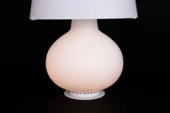 Sale Pamono Large Glass Table Lamp attributed to Fontana Arte, Italy, 1980s