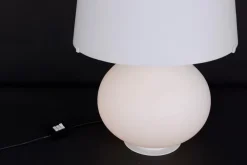 Sale Pamono Large Glass Table Lamp attributed to Fontana Arte, Italy, 1980s