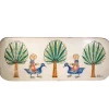 Pamono Large Glazed Ceramic Plaque by Marie-Henriette Bataille, 1960s> Wall Decor