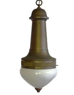Hot Pamono Large Hall Lamp by Otto Wagner, 1890s