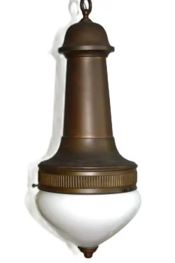 Hot Pamono Large Hall Lamp by Otto Wagner, 1890s