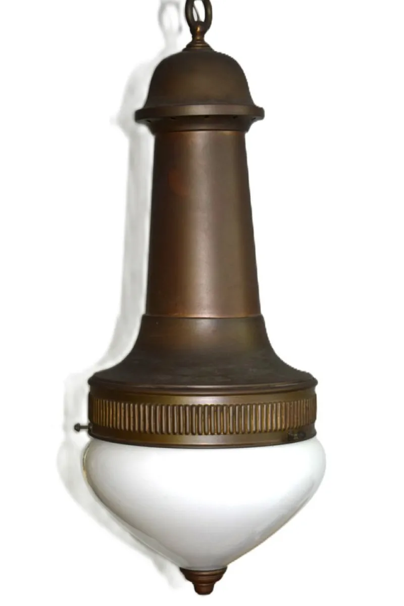 Hot Pamono Large Hall Lamp by Otto Wagner, 1890s