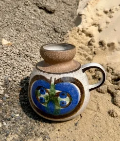 Clearance Pamono Large Handcrafted Ceramic Art Jug by Noomi Backhausen for Søholm, Denmark, 1960s