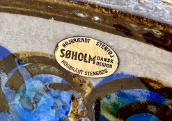 Sale Pamono Large Handcrafted Ceramic Art Bowl by Noomi Backhausen for Søholm, Denmark, 1960s