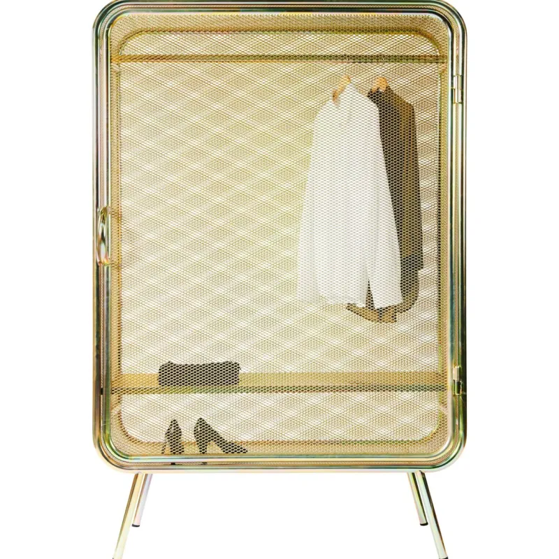 Pamono Large Harold Gold Cabinet by Jesse Visser> Storage