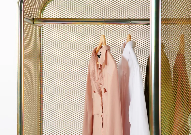 Pamono Large Harold Gold Cabinet by Jesse Visser> Storage