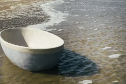 Clearance Pamono Large High Clay Bathtub by Studio Loho