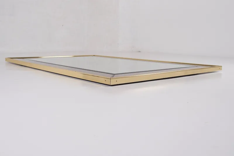 Pamono Large Hollywood Regency Mirror with Bead, 1970s