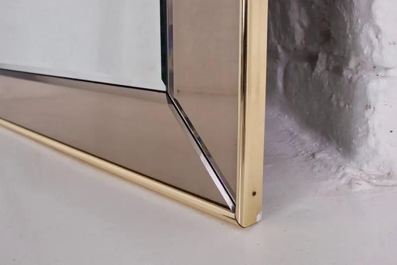 Pamono Large Hollywood Regency Mirror with Bead, 1970s