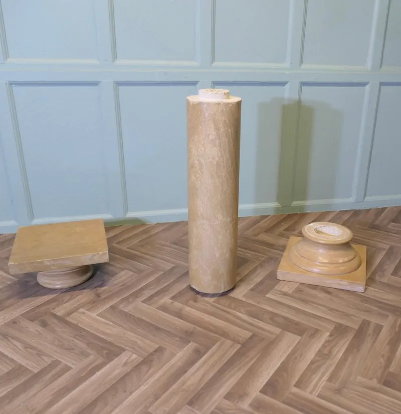 Outlet Pamono Large Honey Marble Column