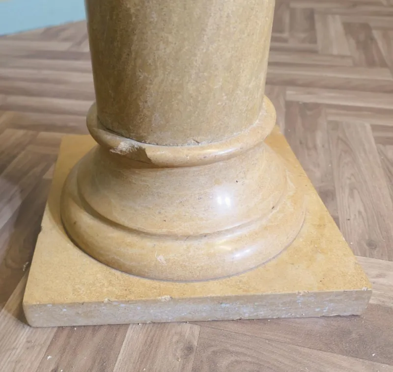 Outlet Pamono Large Honey Marble Column