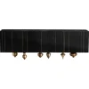 Pamono Large Il Pezzo 1 Black Sideboard by Il Pezzo Mancante> Storage