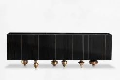 Pamono Large Il Pezzo 1 Black Sideboard by Il Pezzo Mancante><noscript><img width=