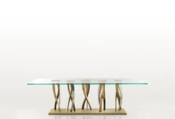 Outlet Pamono Large Il Pezzo 8 Glass Table by Il Pezzo Mancante