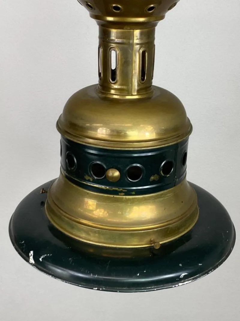 Outlet Pamono Large Industrial Hanging Lamp, 1930s
