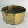 Pamono Large Italian Brass Planter, 1960s> Planters And Jardiniere