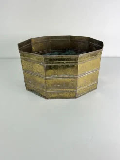 Pamono Large Italian Brass Planter, 1960s><noscript><img width=