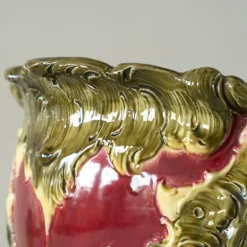 Clearance Pamono Large Italian Capodimonte Pottery Vase or Planter, Early 20th Century