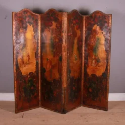 Pamono Large Italian Leather Screen> Room Dividers & Screens