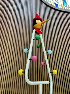 Pamono Large Italian Pinocchio Coat Rack from Giocattoli Galetti Milano, 1950s><noscript><img width=