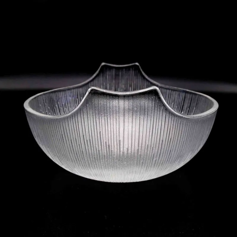 Pamono Large Japanese Bowls by Hoya Crystal, 1960s, Set of 8> Serving Dishes
