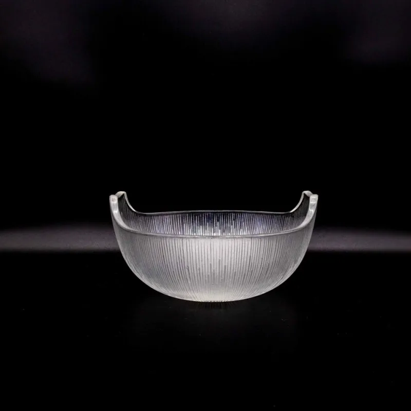 Pamono Large Japanese Bowls by Hoya Crystal, 1960s, Set of 8> Serving Dishes
