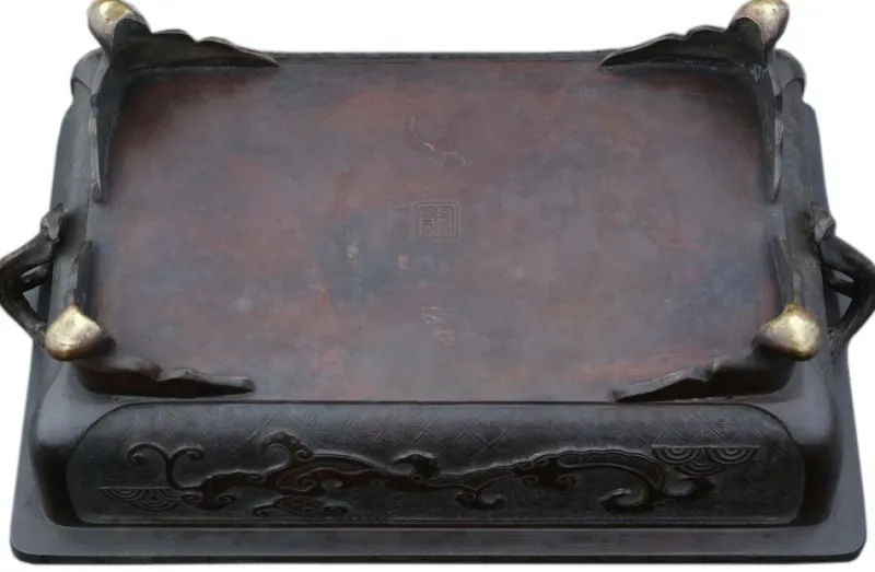 Pamono Large Japanese Bronze Planter, 1880s> Planters And Jardiniere