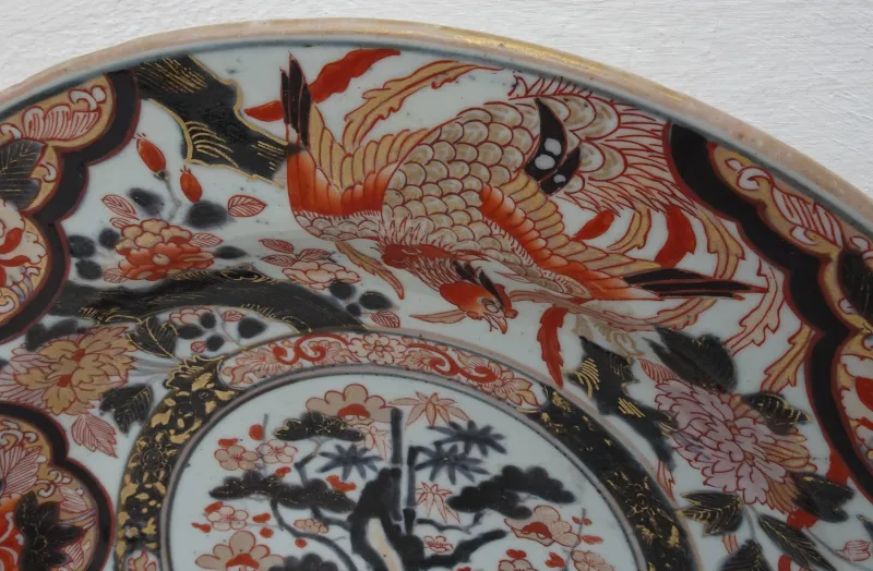 New Pamono Large Japanese Imari Arita Charger Dish, 1700