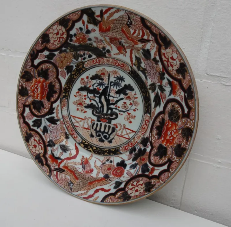 New Pamono Large Japanese Imari Arita Charger Dish, 1700