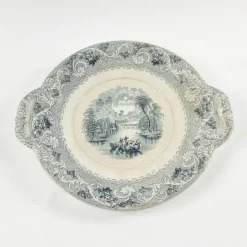 Discount Pamono Large Late 19th Century Victorian Serving Plate in Rhine Pattern, England
